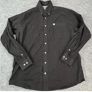 Cinch Men's Black Casual Button-Down Shirt
